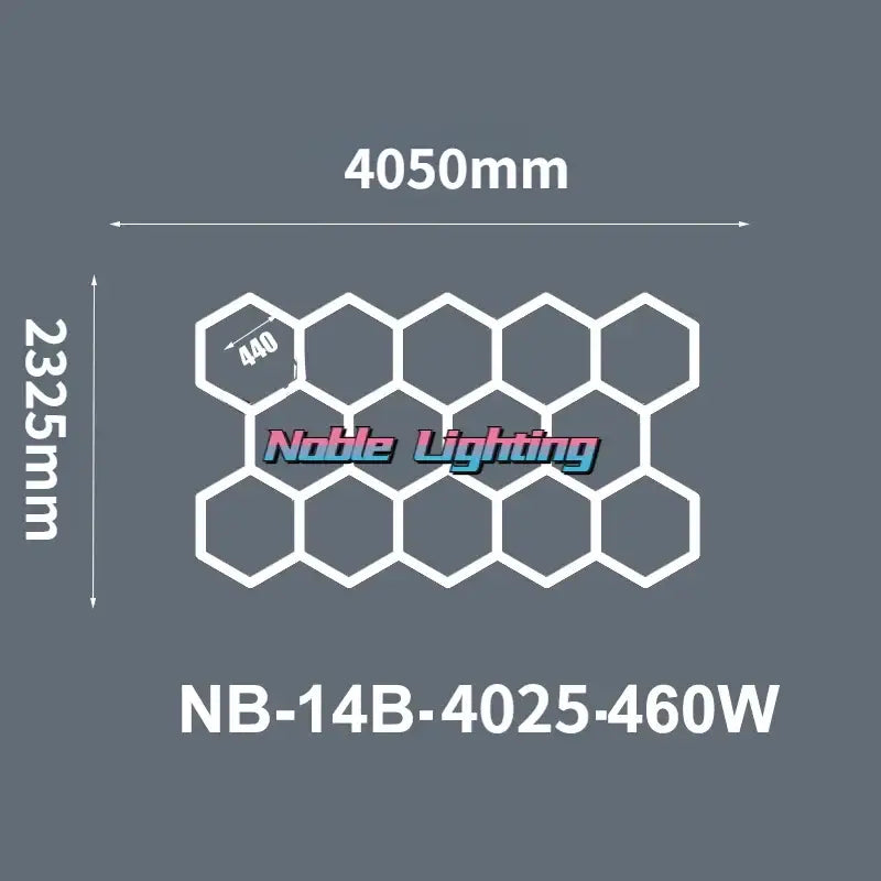 LED Hexagrid Ceiling Panel