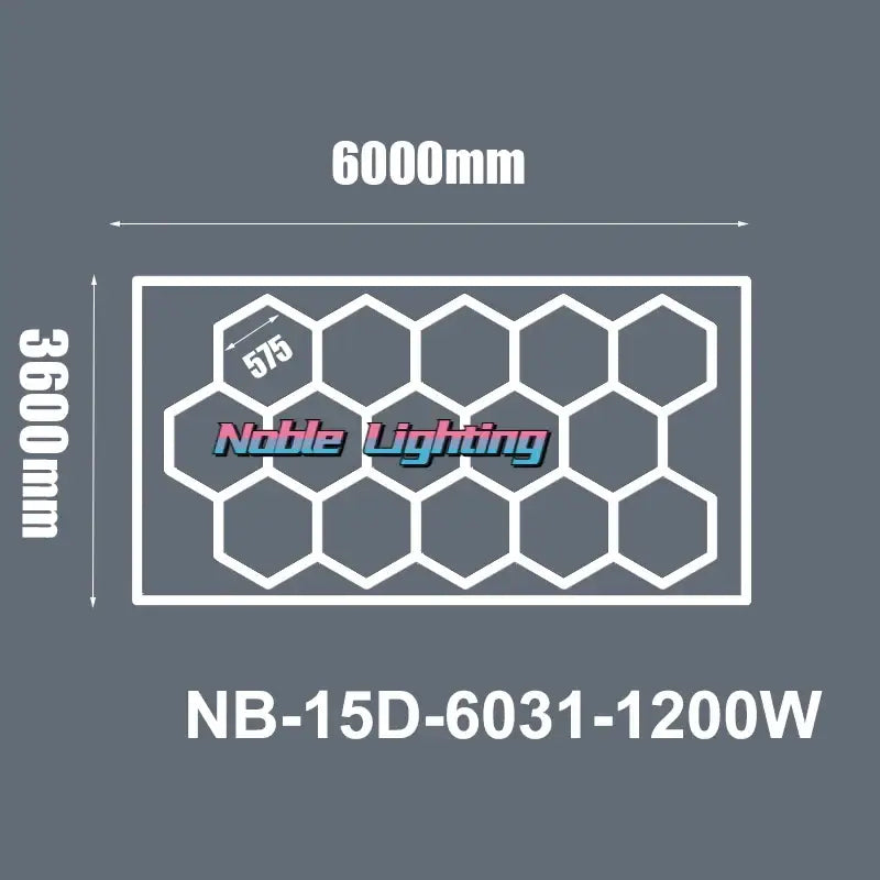 LED Hexagrid Ceiling Panel