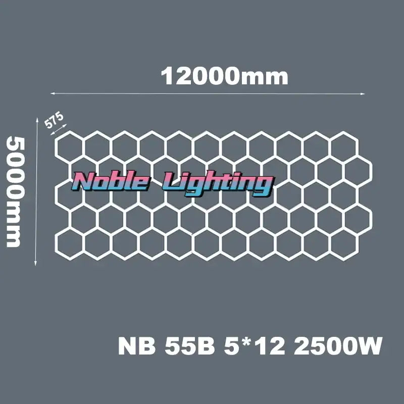 LED Hexagrid Ceiling Panel
