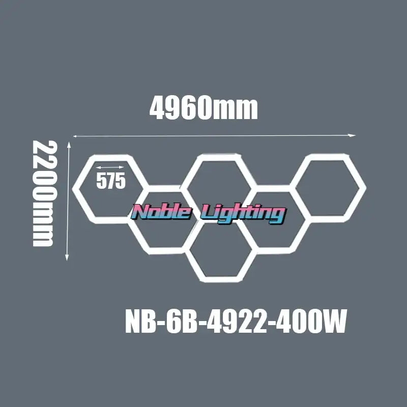 LED Hexagrid Ceiling Panel