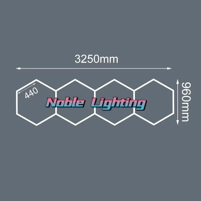 LED Hexagrid Ceiling Panel