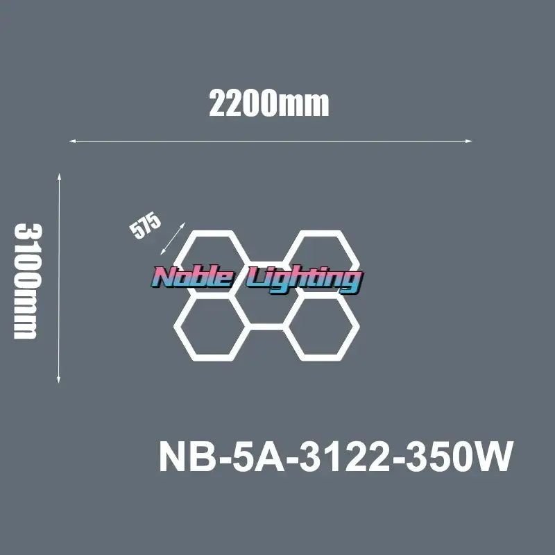 LED Hexagrid Ceiling Panel