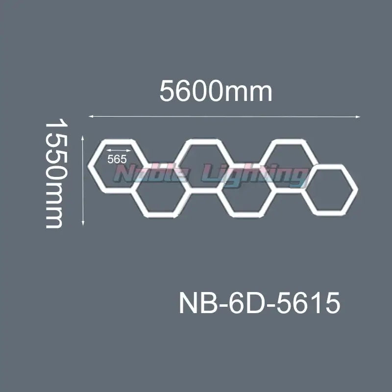 LED Hexagrid Ceiling Panel