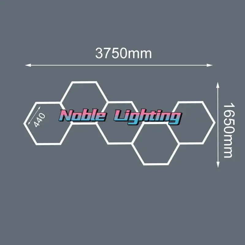 LED Hexagrid Ceiling Panel