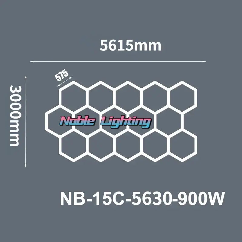 LED Hexagrid Ceiling Panel