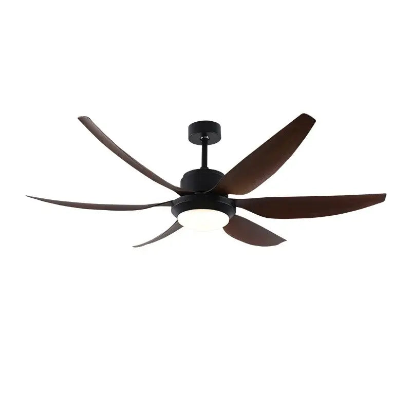 Black Brown Ceiling Fan 66-Inch Remote