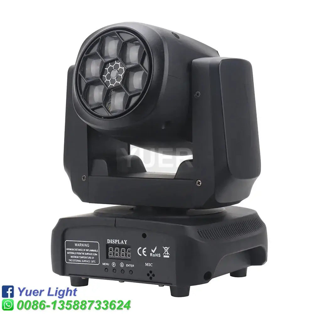 Black RGBW Moving Head Light