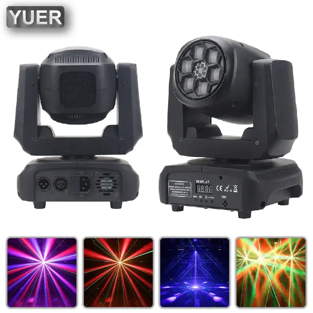 Black RGBW Moving Head Light