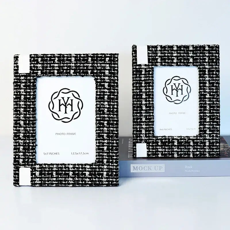 Tweed Texture Photo Frame