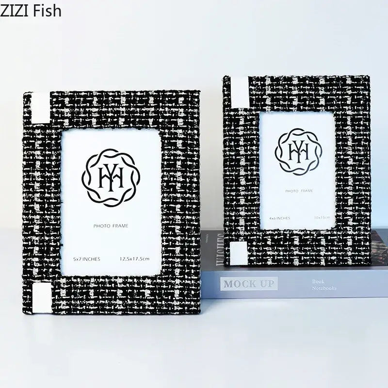Tweed Texture Photo Frame