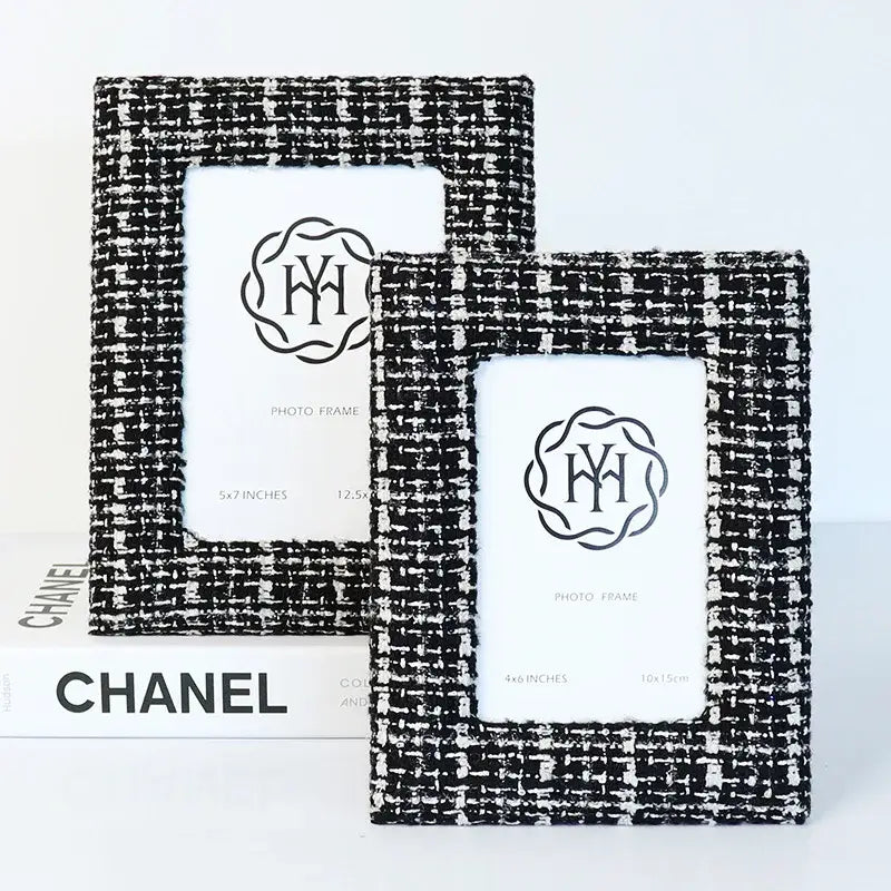Tweed Texture Photo Frame