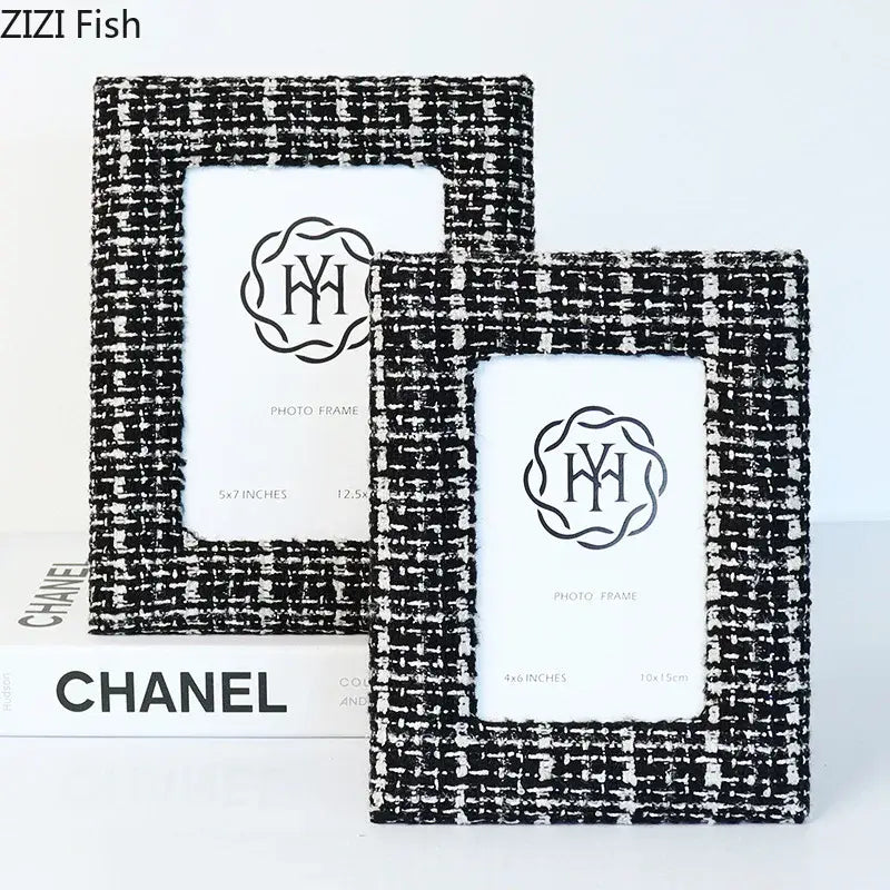 Tweed Texture Photo Frame