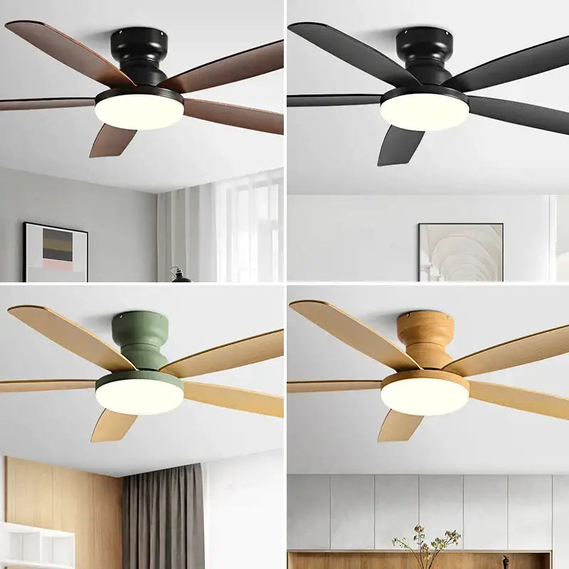 Black Walnut Floor Fan Light