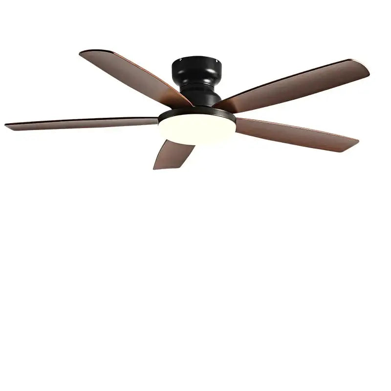 Black Walnut Floor Fan Light