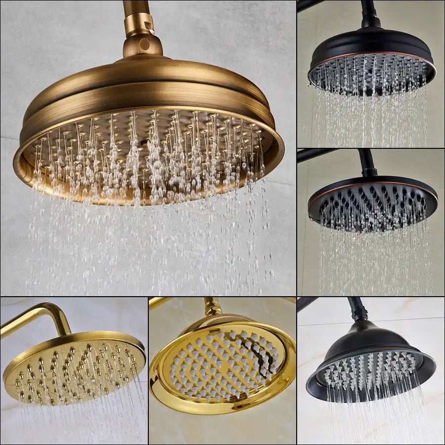 Brass Black Rainfall Faucet