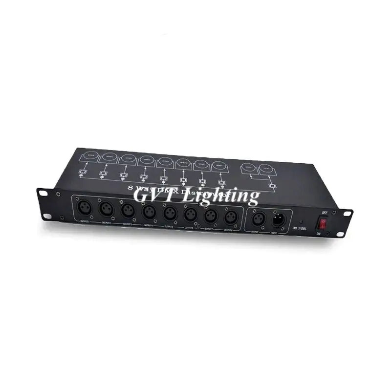 Black DMX Signal Splitter