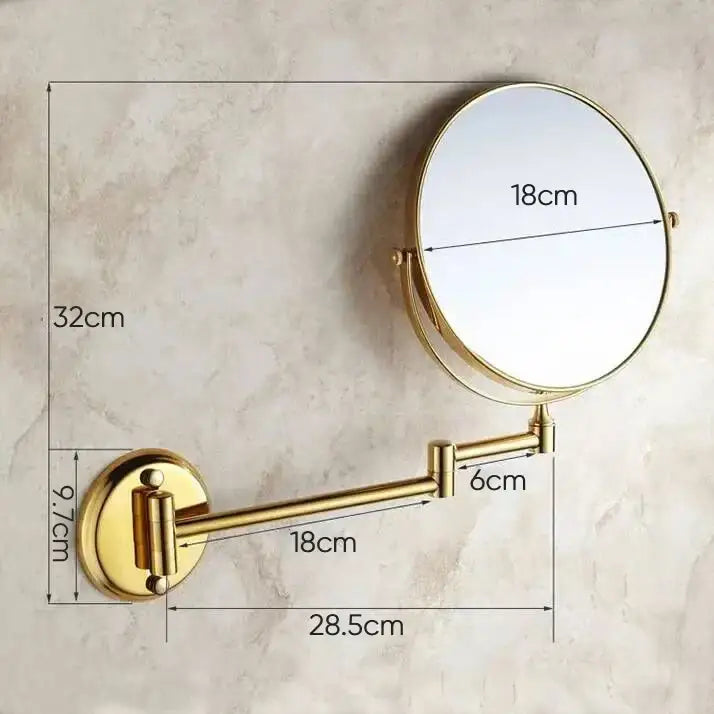 Brass Dual Makeup Mirror
