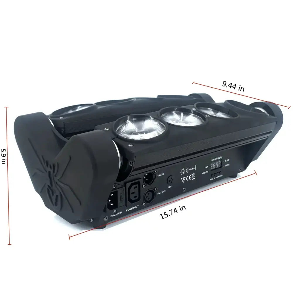 Black RGBW Spider Light