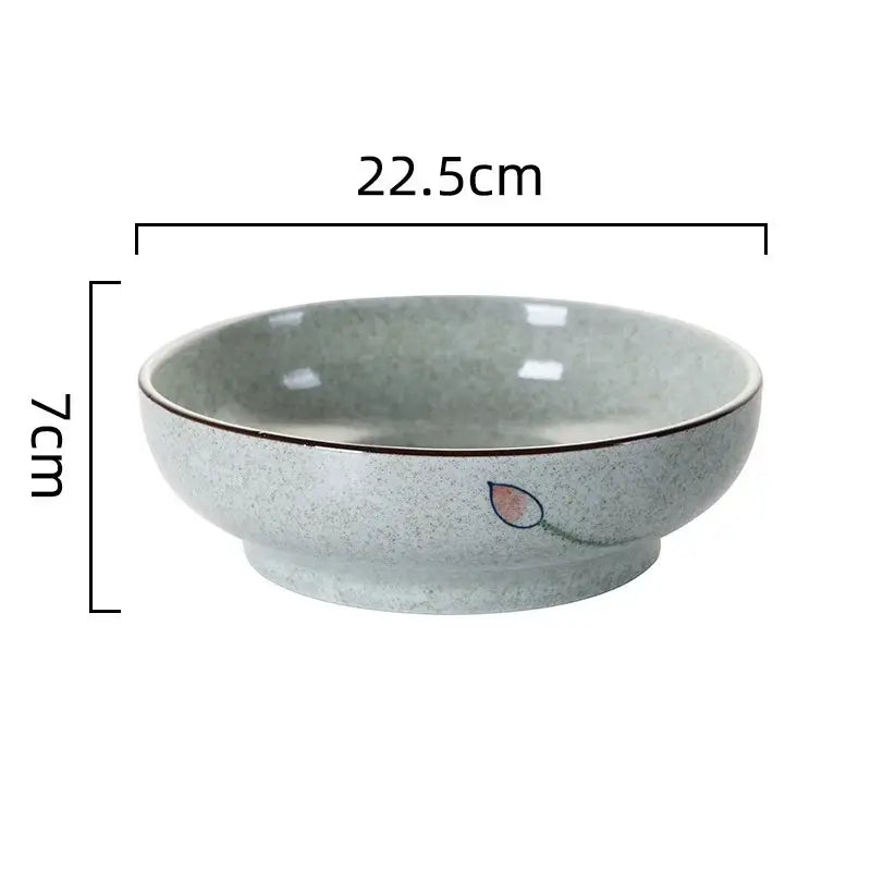 Beige Ceramic Ramen Bowl