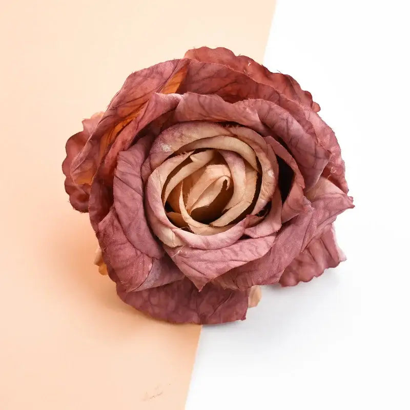 Purple Silk Rose Bouquet