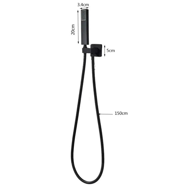 Nickel Plastic Hand Shower