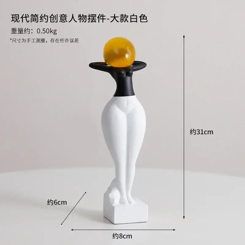 Abstract Art Figurines Set