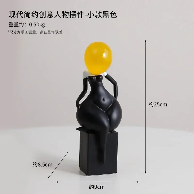 Abstract Art Figurines Set