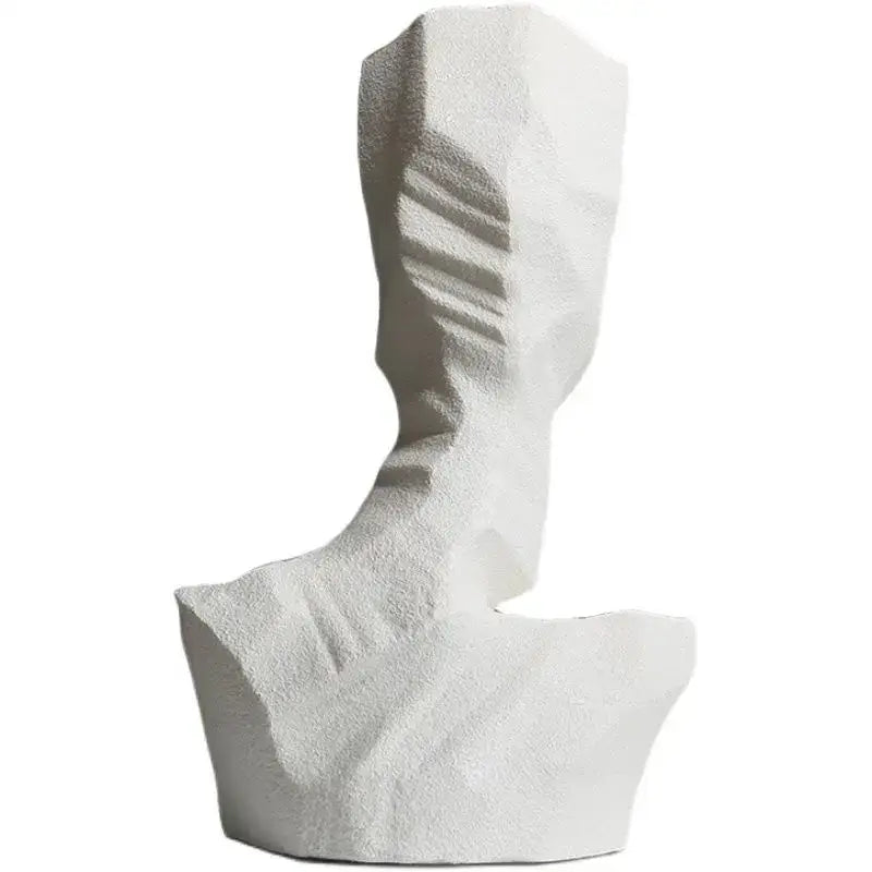 White Resin Characters Bookends