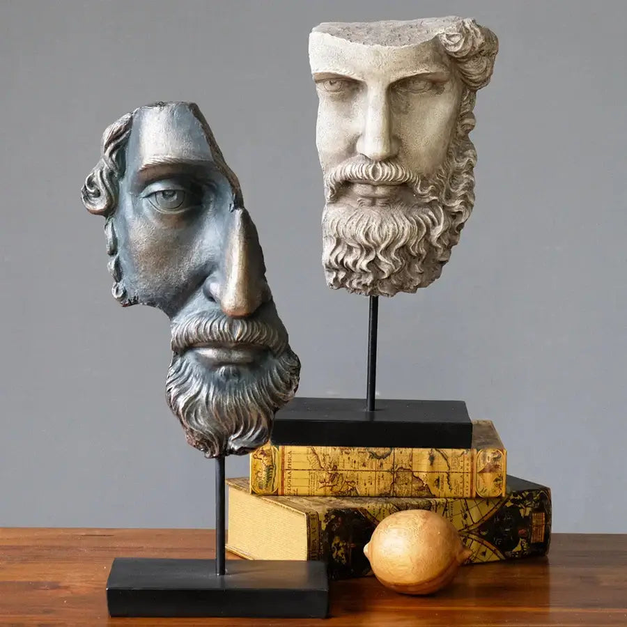 Silver Resin David Sculpture