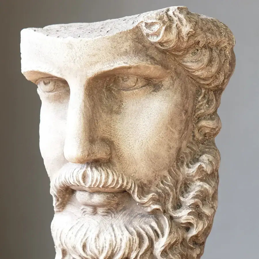 Silver Resin David Sculpture