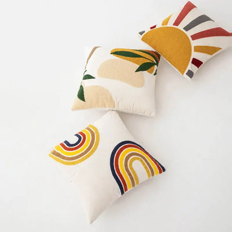 Velvet Abstract Cushion Cover