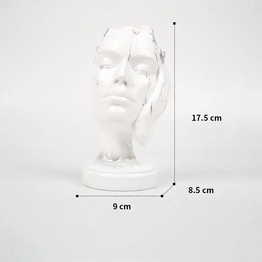 Gold Mask Face Figurine