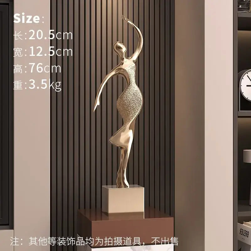 Black Matte Abstract Sculpture