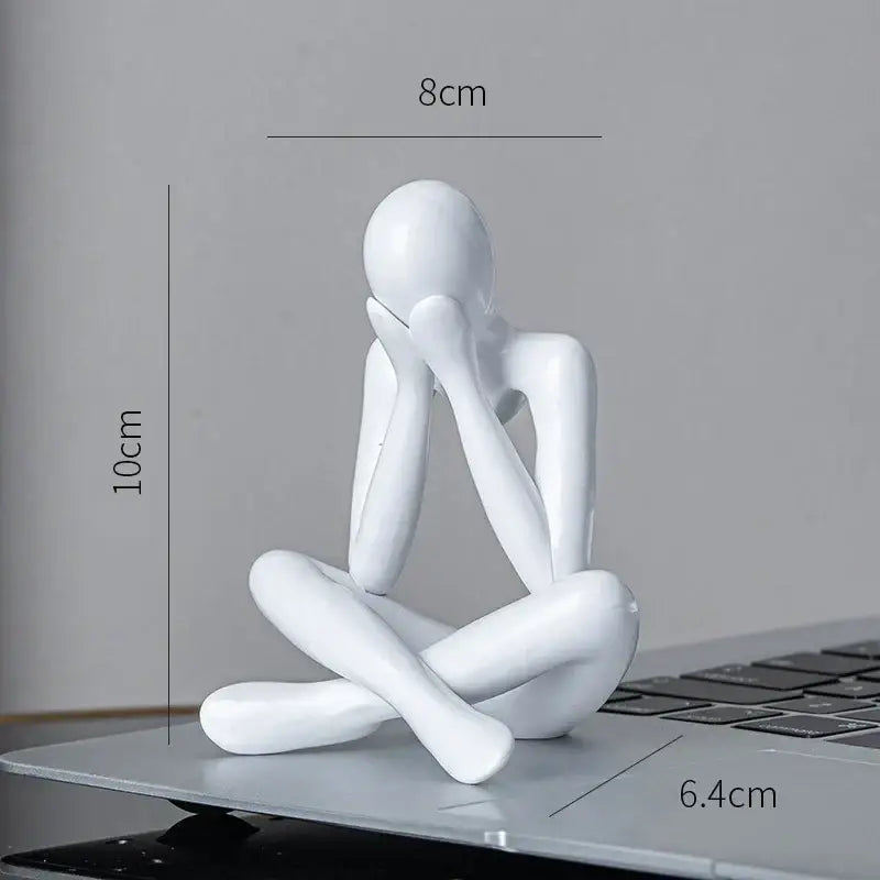 White Ceramic Abstract Sculpture