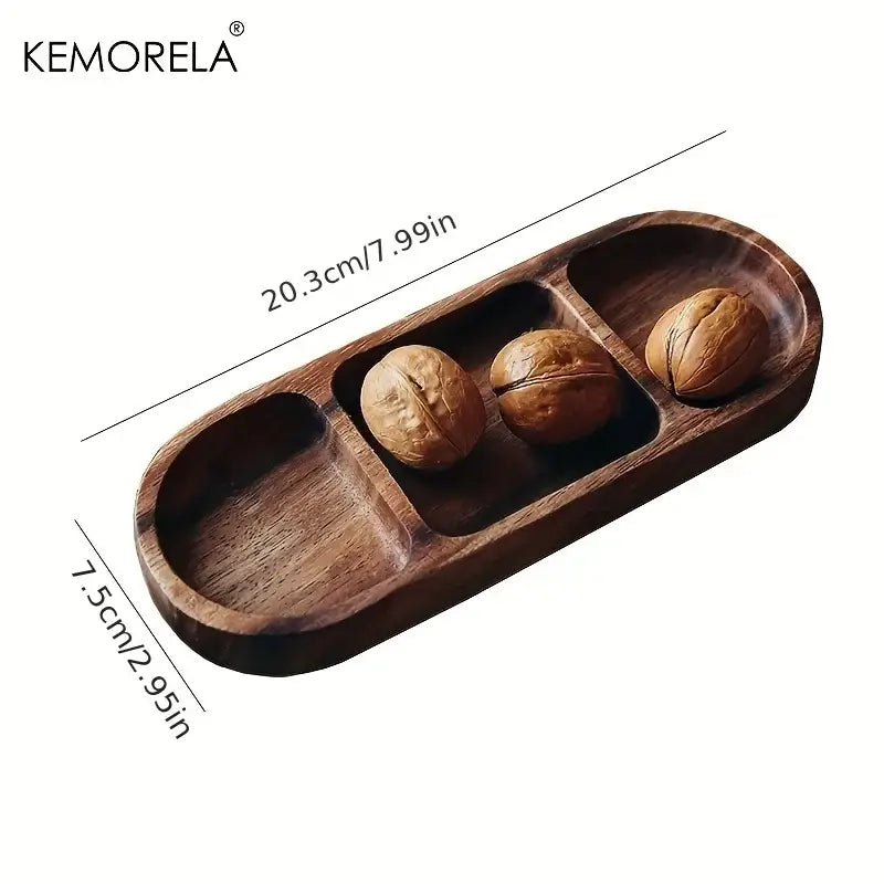 Acacia Oval Dip Plate