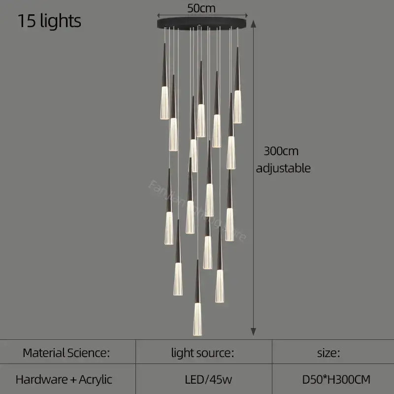 White Cone Pendant Light