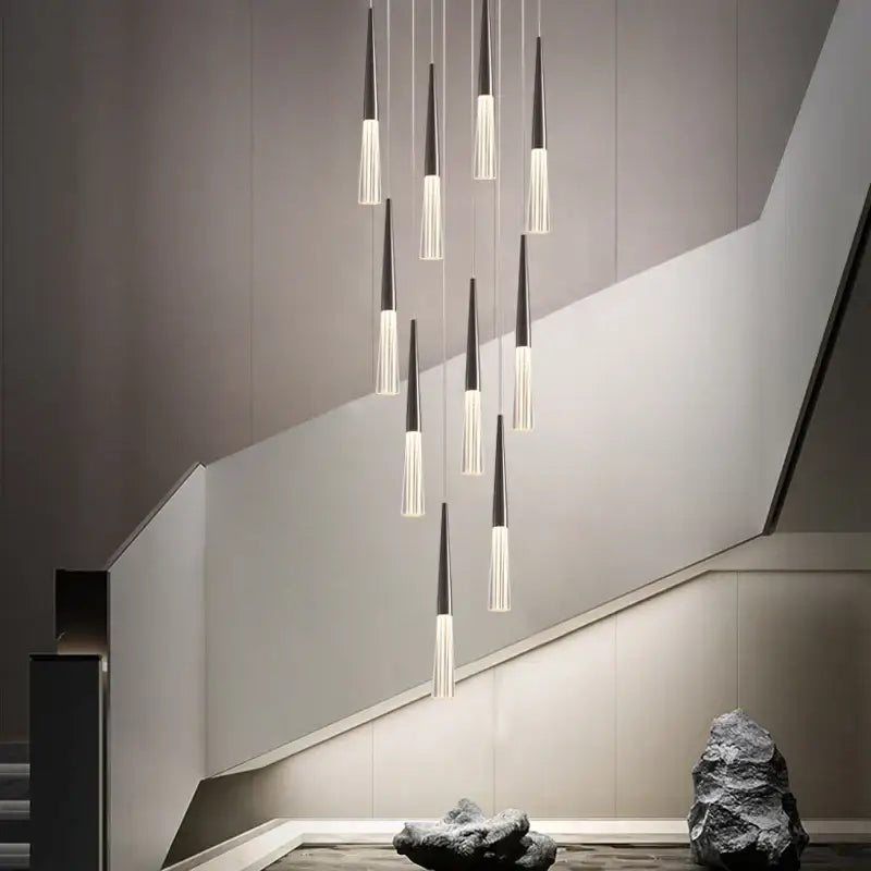 White Cone Pendant Light