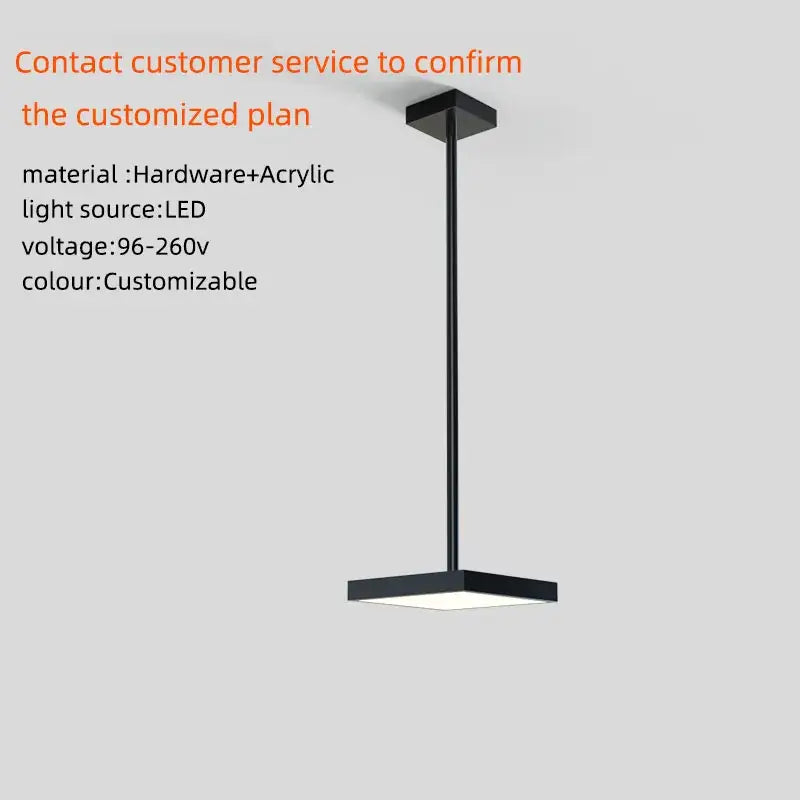 Black Acrylic Chandelier