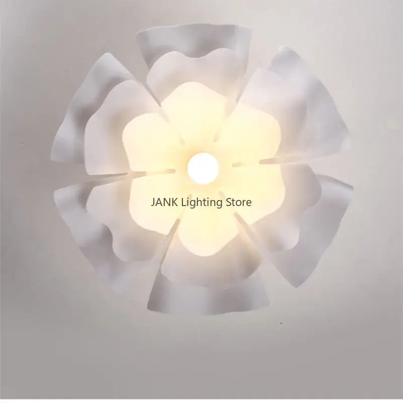 White Lotus Acrylic Pendant