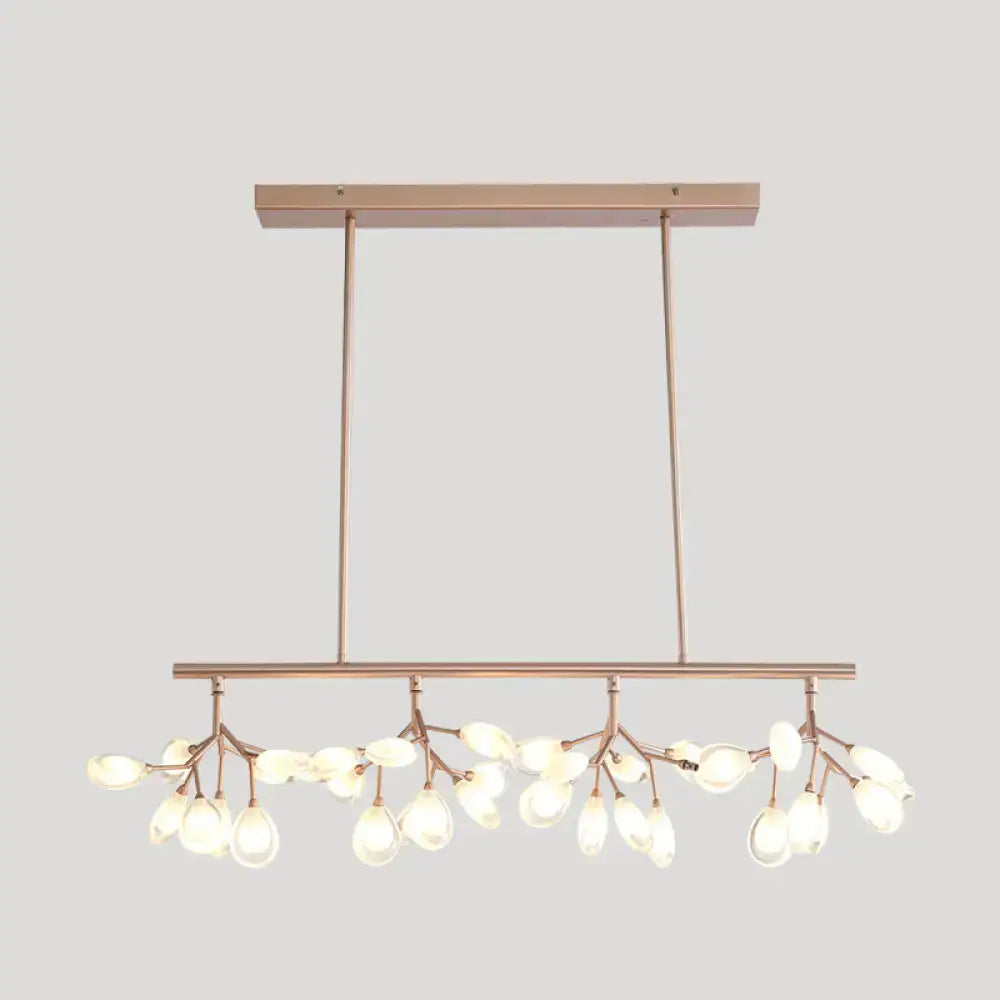 Rose Gold Branch Island Light