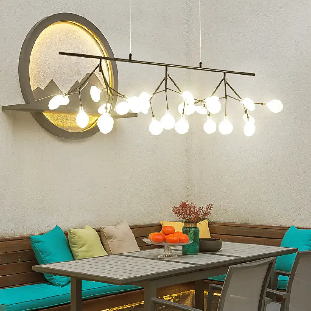 Gold Firefly Metal Chandelier