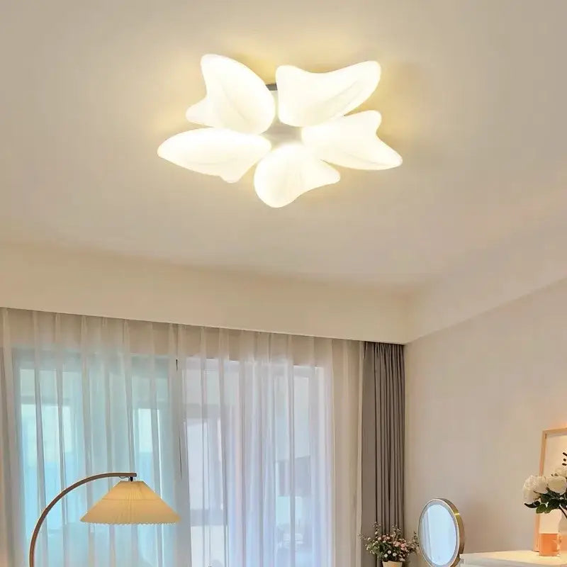 White Flower Ceiling Chandelier