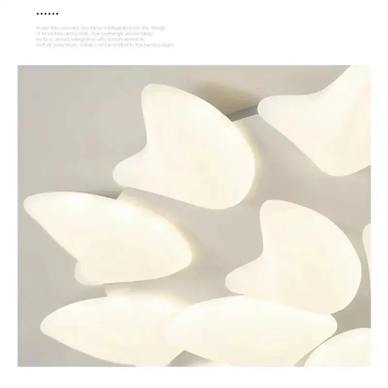 White Flower Ceiling Chandelier