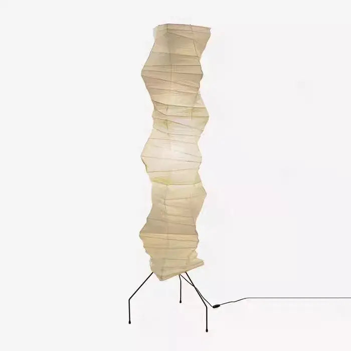 Cream Paper Floor Lamp