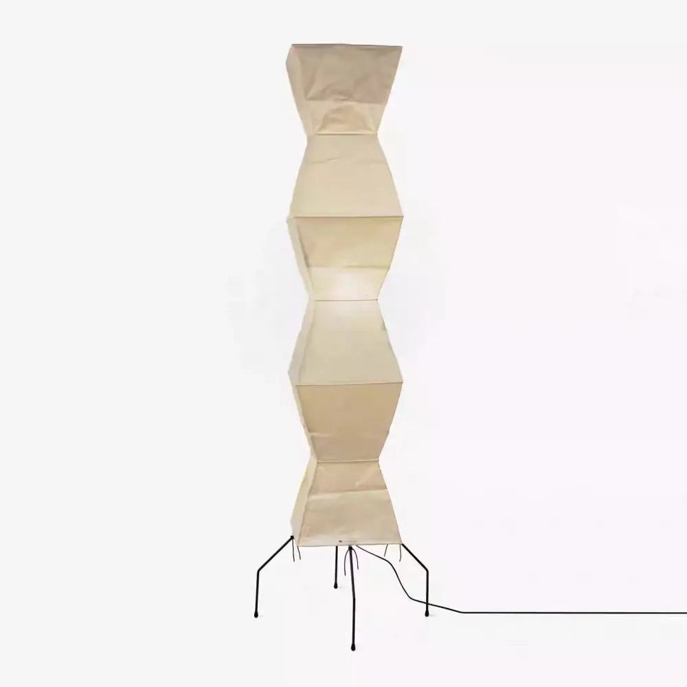 Cream Paper Floor Lamp