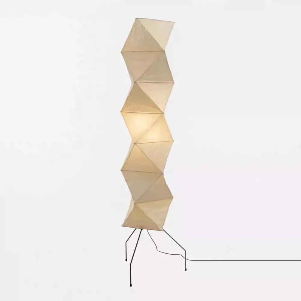 Cream Paper Floor Lamp