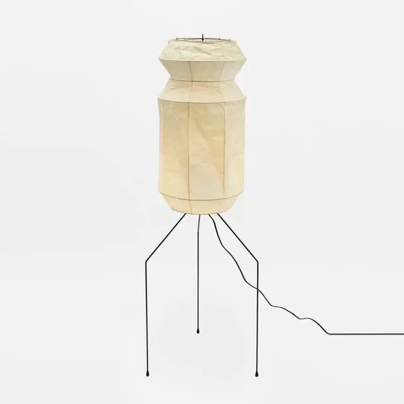 Cream Rice Paper Table Lamp