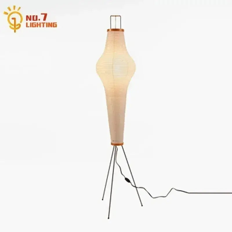 Beige Black Noguchi Lamp