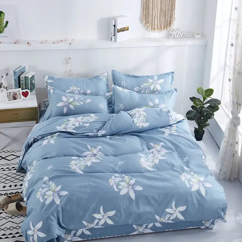 Blue Lightweight Duvet Cover