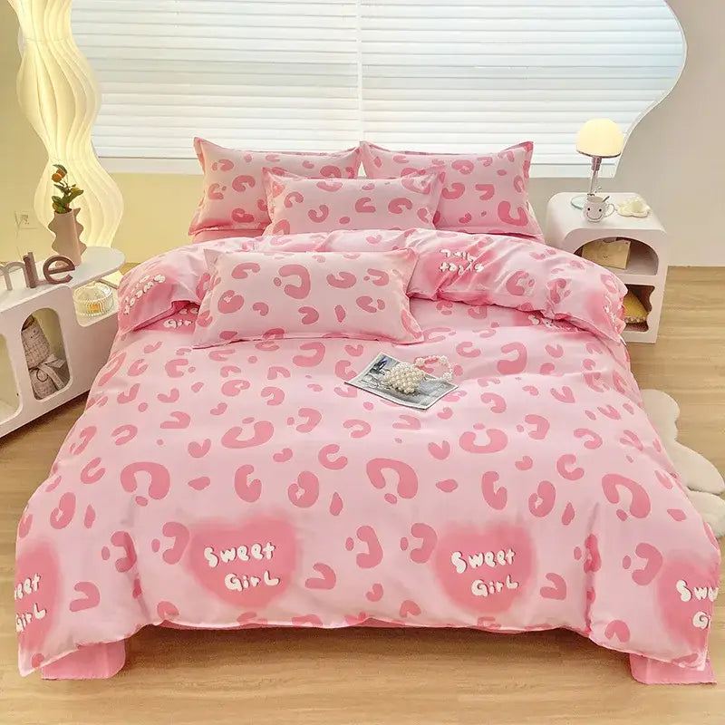 Abstract Cotton Bedding Set